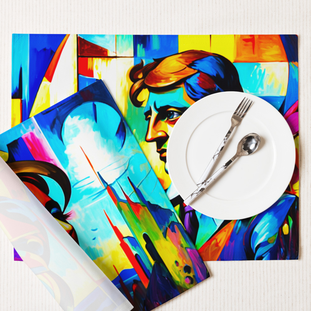 Friends of Cubism Placemat Set 6 Friends of Cubism Placemat Set - Image 6