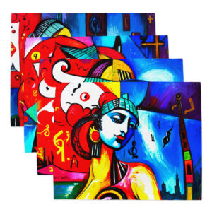 Ladies of Cubism Placemat Set
