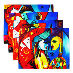 Faces of Cubism Placemat Set