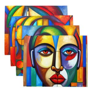 Eyes on Cubism Placemat Set