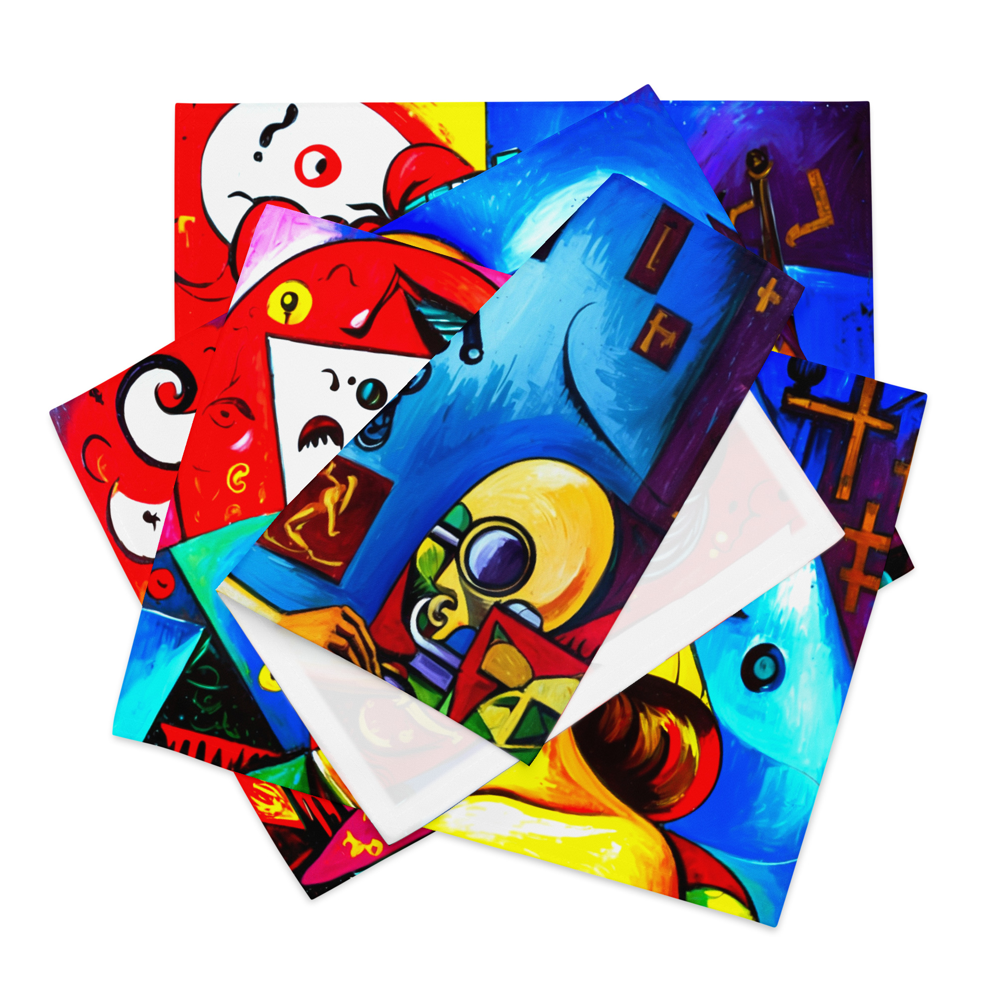 Ladies of Cubism Placemat Set 9 Ladies of Cubism Placemat Set - Image 9