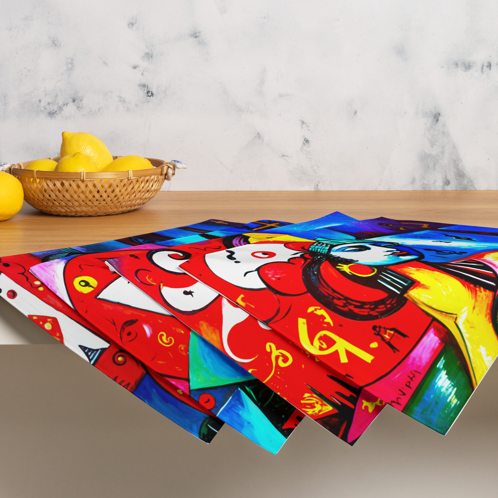 Ladies of Cubism Placemat Set 5 Ladies of Cubism Placemat Set - Image 5