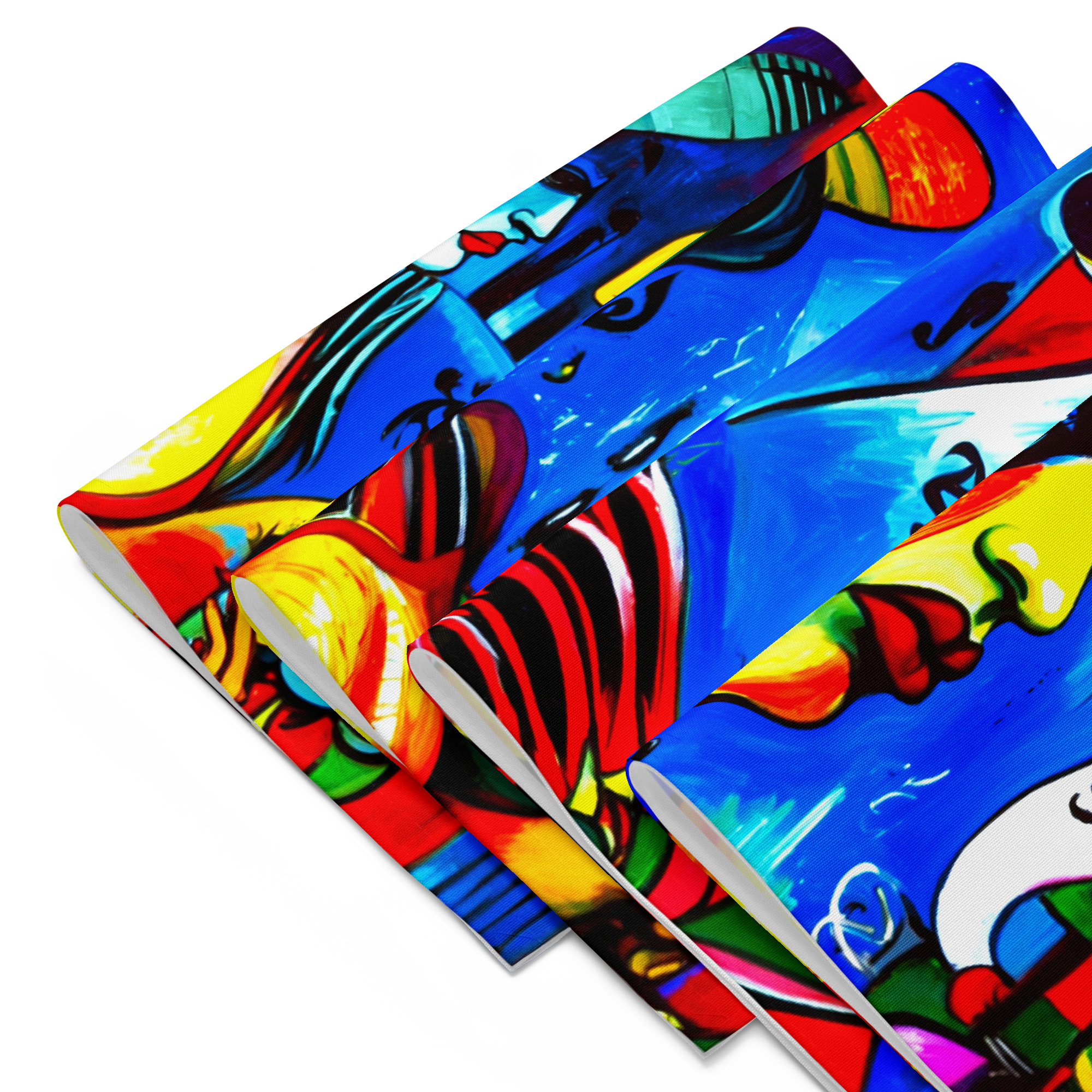 Faces of Cubism Placemat Set 2 faces of cubism