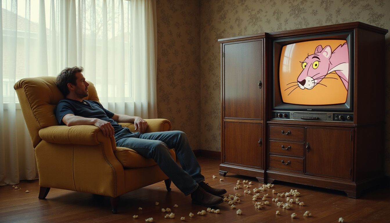 The Pink Panther in a stylish pose