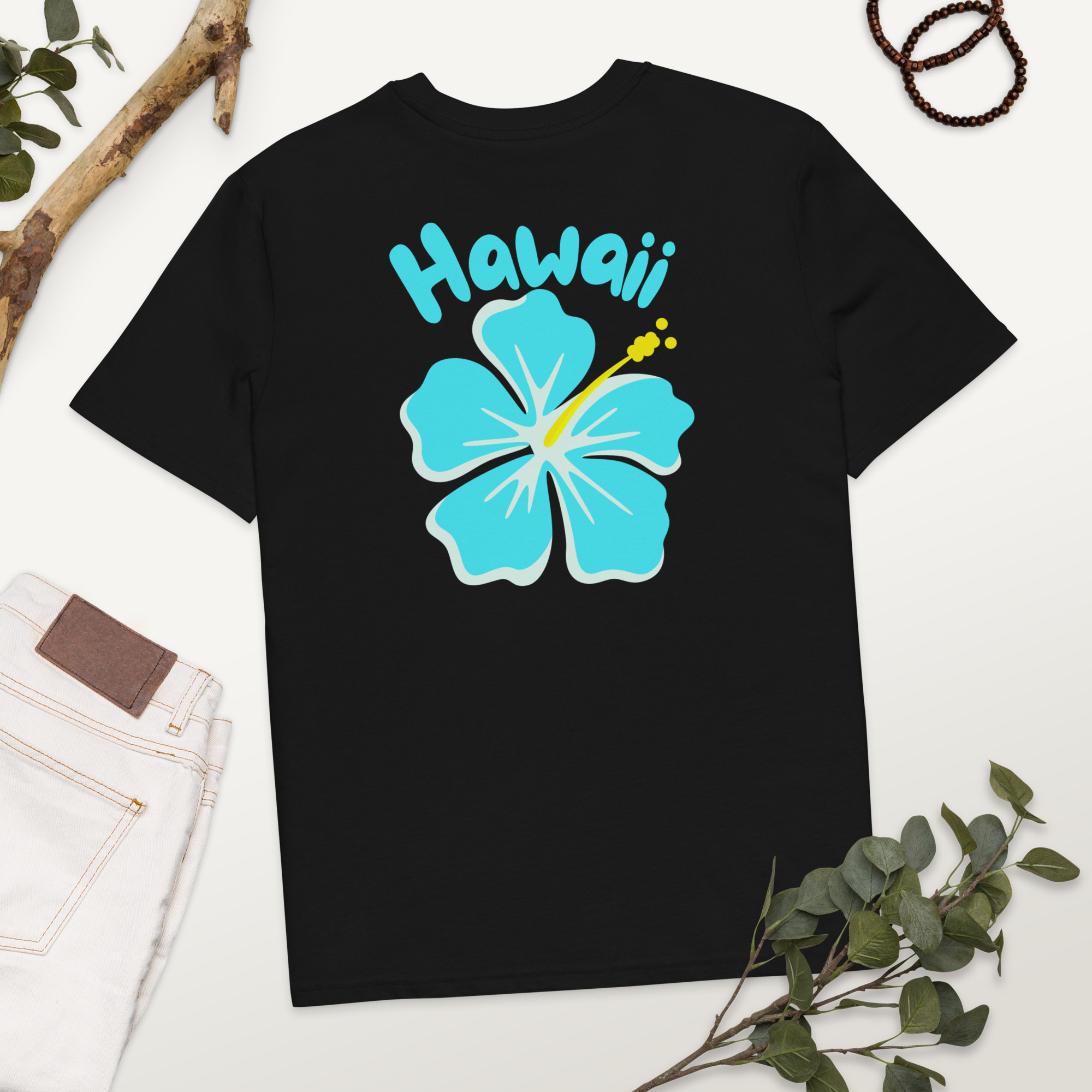 Hawaii Blue Organic Cotton T-shirt 8 Hawaii Blue Organic Cotton T-shirt - Image 8
