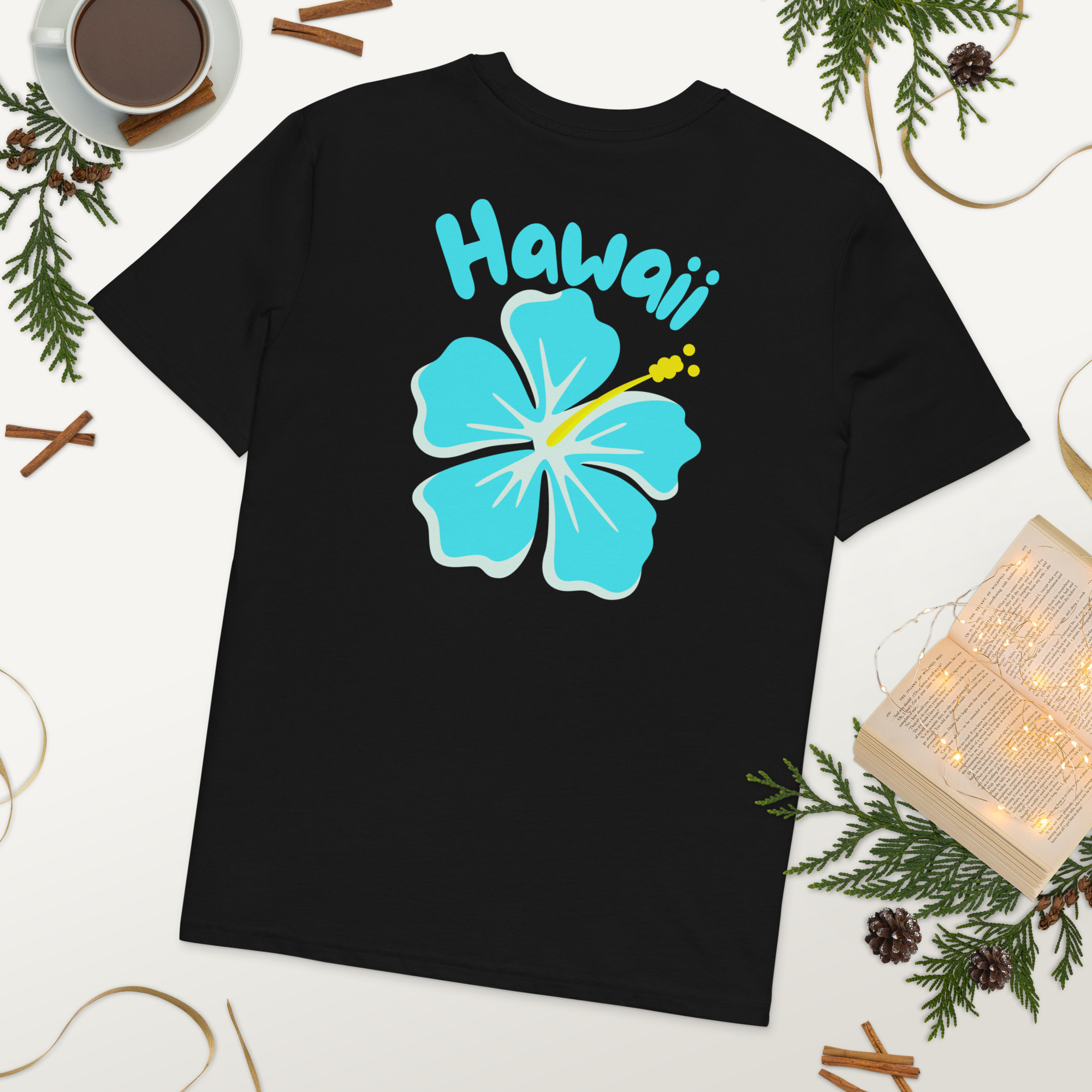Hawaii Blue Organic Cotton T-shirt 9 Hawaii Blue Organic Cotton T-shirt - Image 9