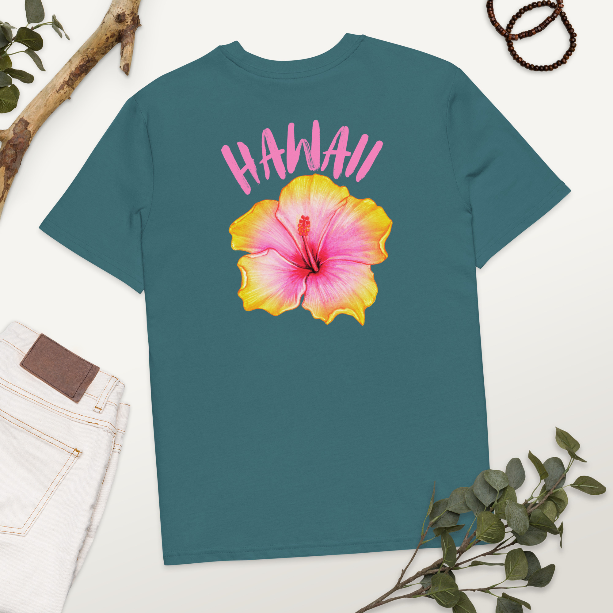 Hawaii Sunshine Organic Cotton T-shirt 15 Hawaii Sunshine Organic Cotton T-shirt - Image 15