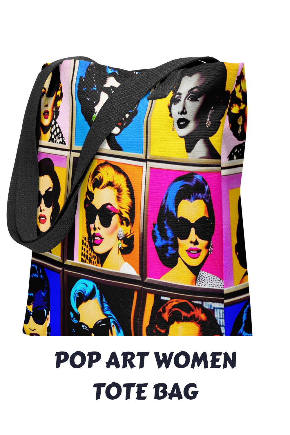 Pop Art Women Tote Bag generated pin 15285 1