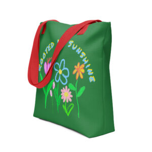 Rooted in Sunshine Green Tote Bag