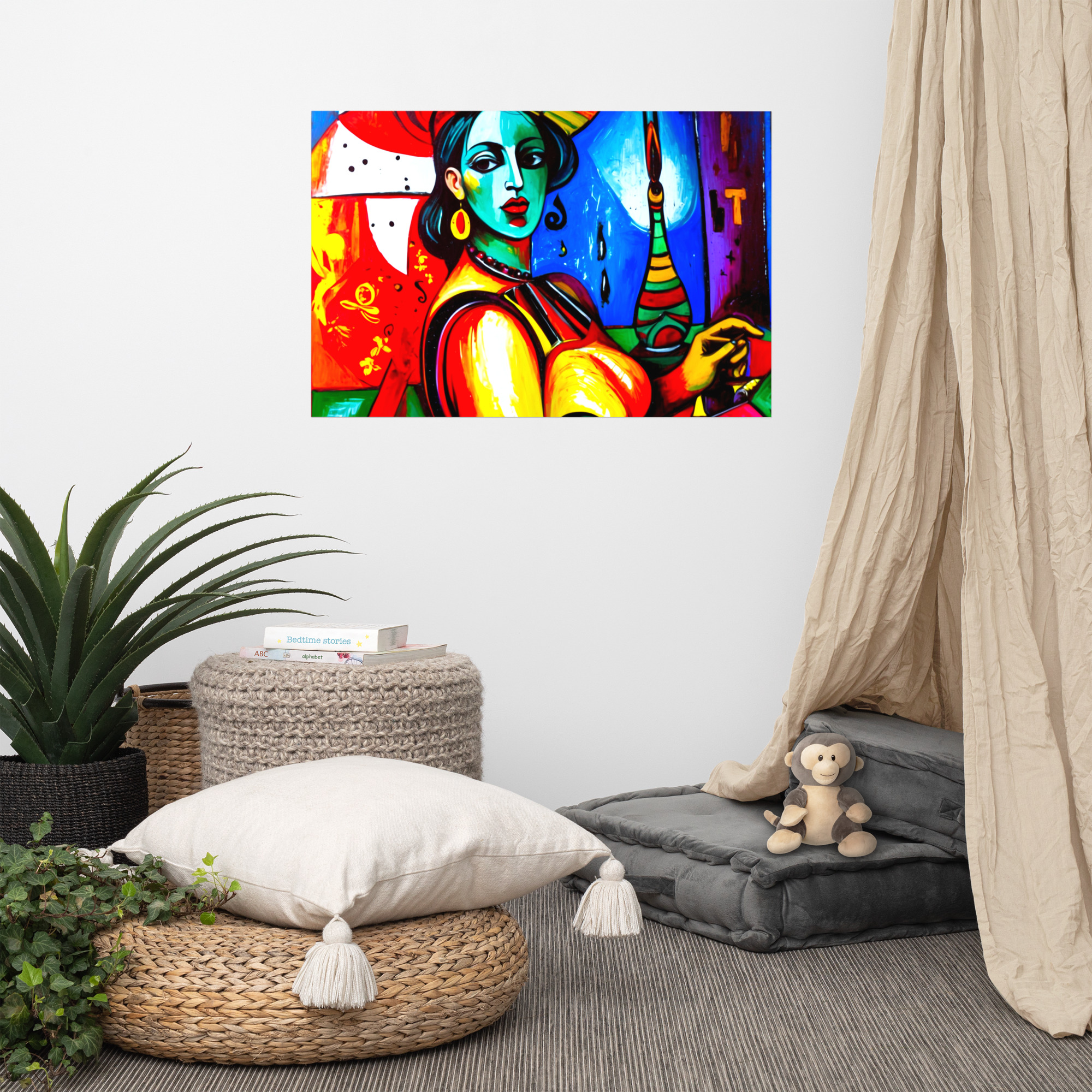 Cubism Lady Poster 16 Cubism Lady Poster - Image 16