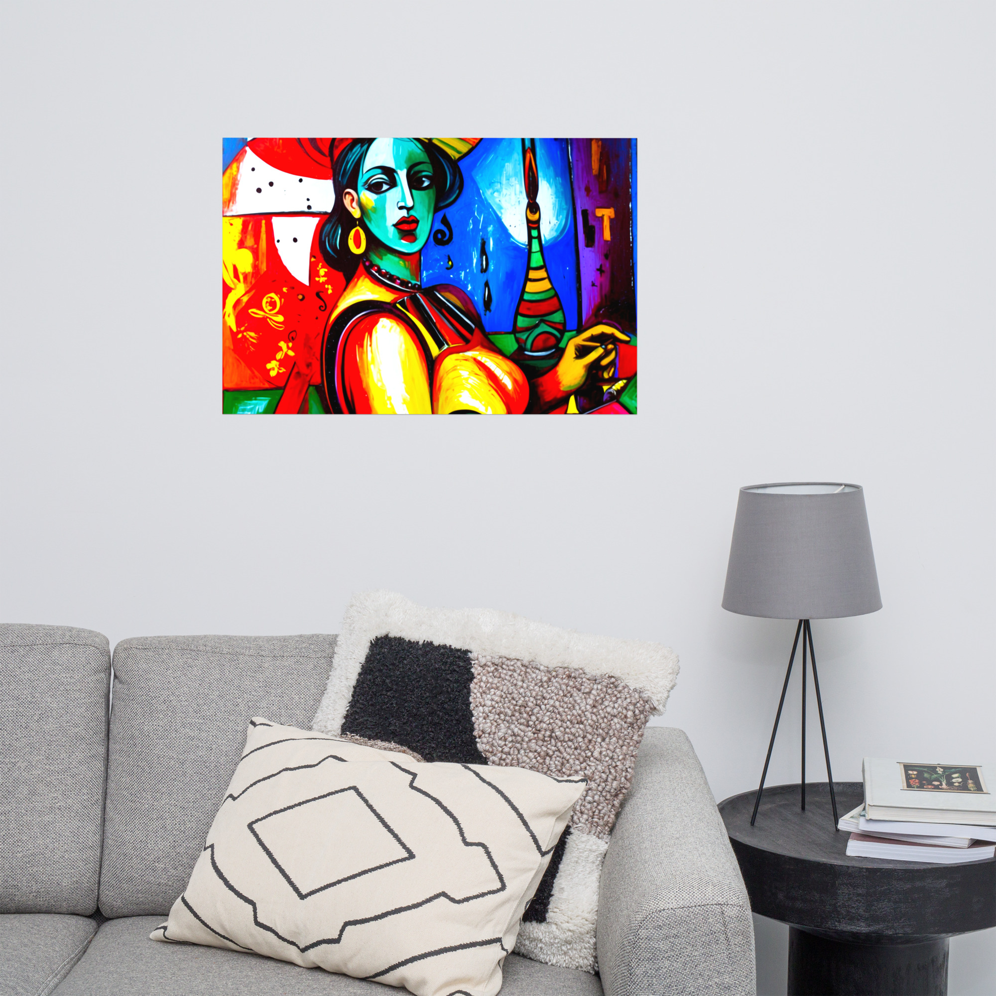 Cubism Lady Poster 17 Cubism Lady Poster - Image 17