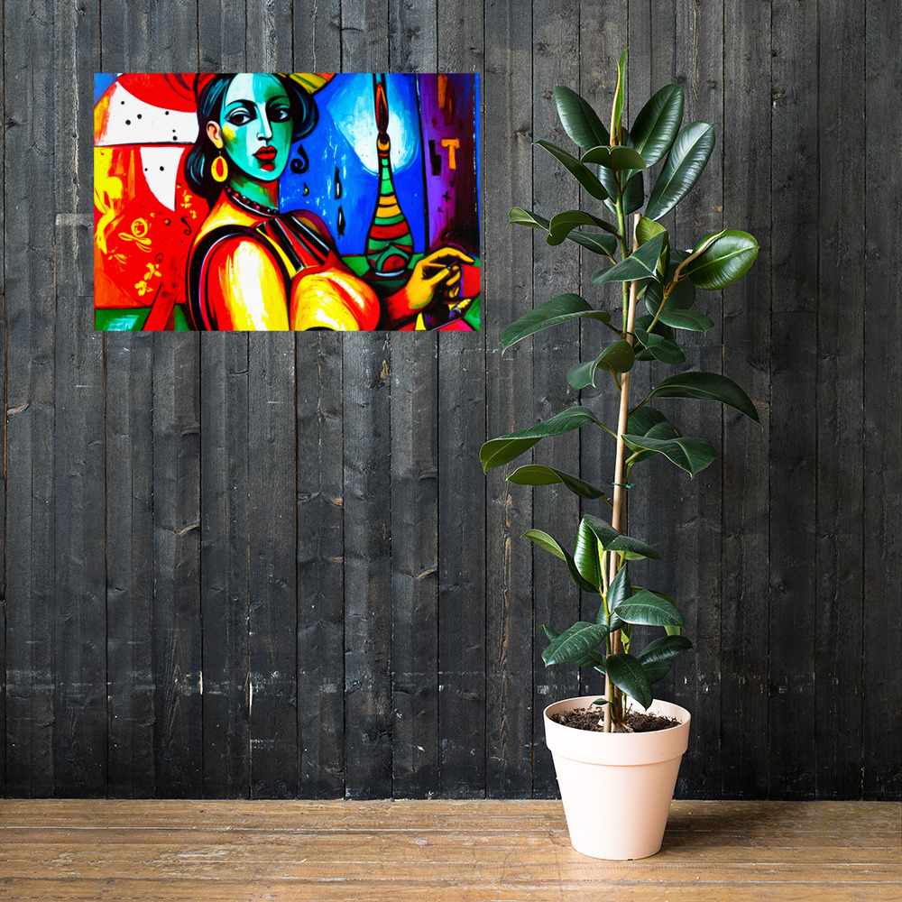 Cubism Lady Poster 21 Cubism Lady Poster - Image 21