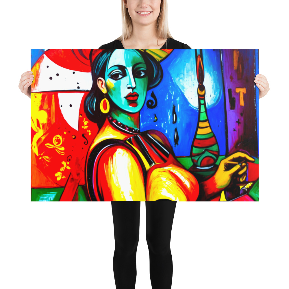 Cubism Lady Poster 23 Cubism Lady Poster - Image 23