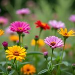 how wildflowers complement other garden plants 320448270