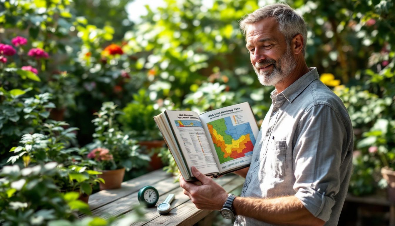 A Theme for a Garden of Love between 4 Groups of Flowers 61 identifying climate zone 320445414