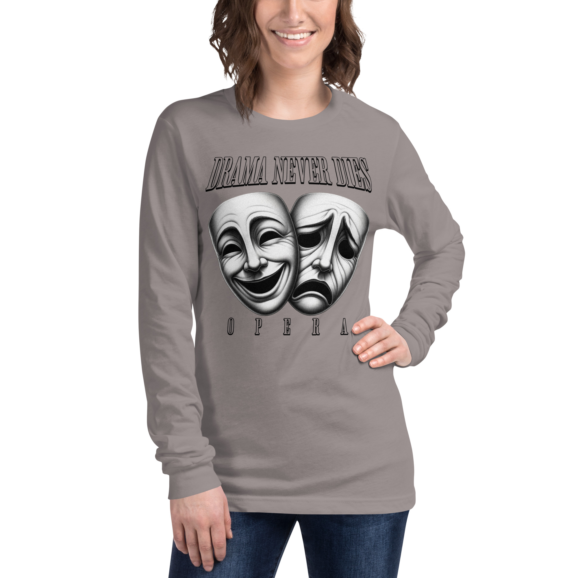 Drama Never Dies Long Sleeve Tee 17 Drama Never Dies Long Sleeve Tee - Image 17