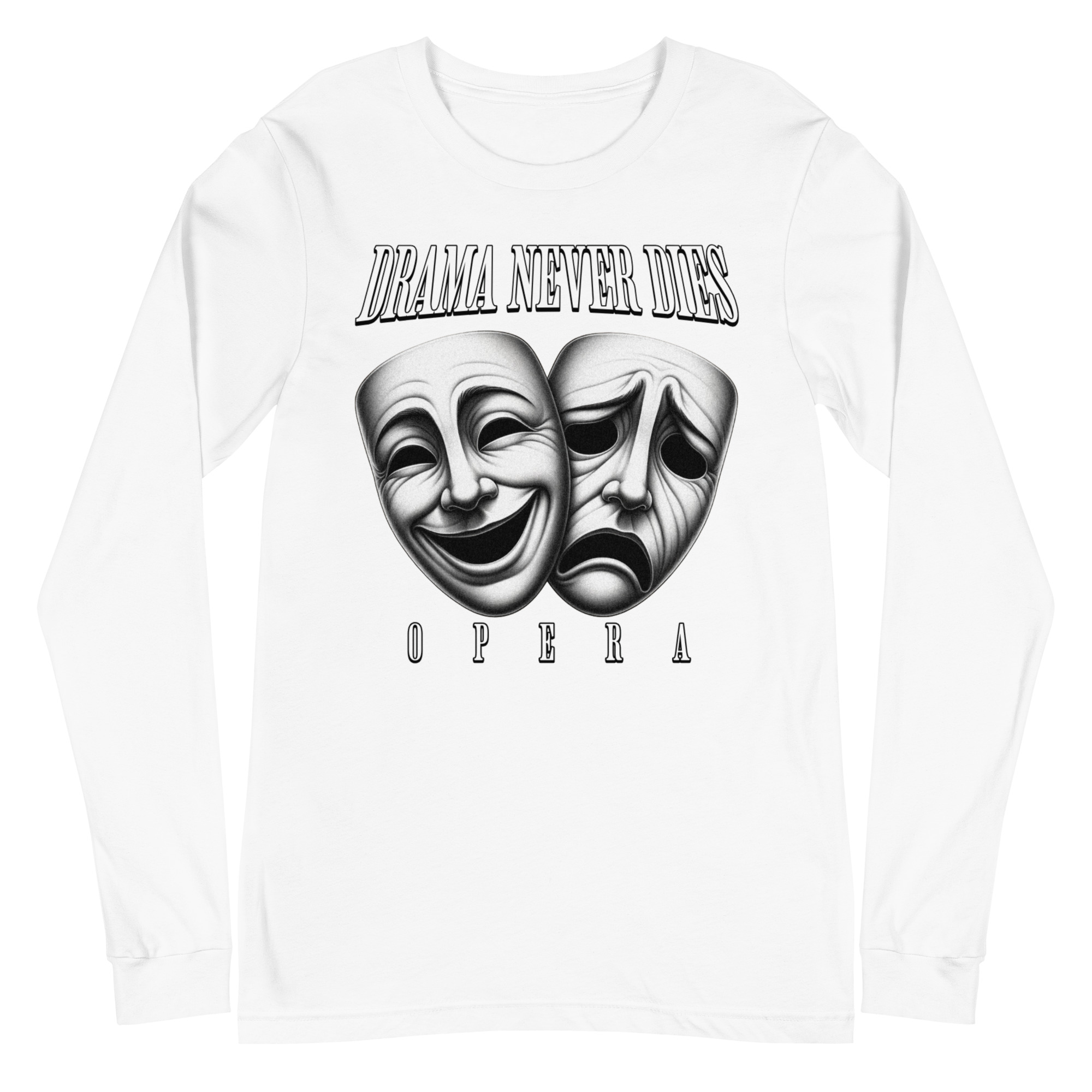 Drama Never Dies Long Sleeve Tee 4 Drama Never Dies Long Sleeve Tee - Image 4