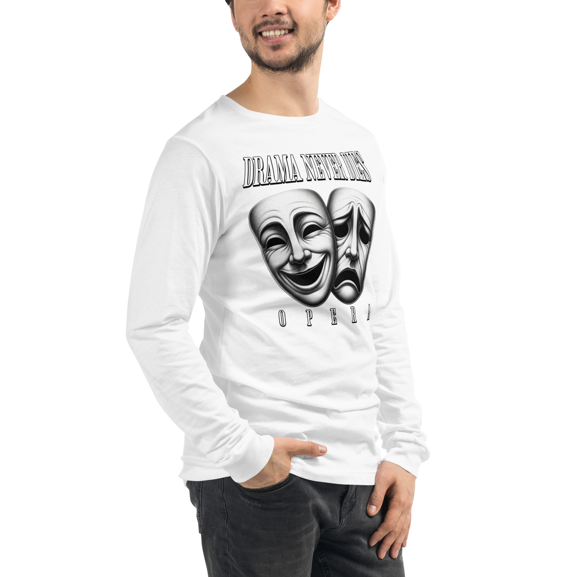 Drama Never Dies Long Sleeve Tee 9 Drama Never Dies Long Sleeve Tee - Image 9