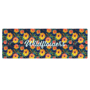 Brilliant Wildflowers Yoga Mat