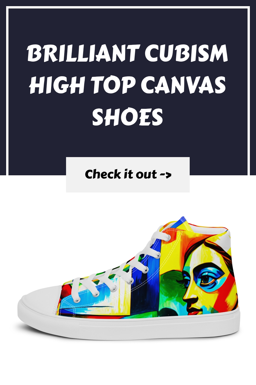 Brilliant Cubism High Top Canvas Shoes generated pin 17788 1