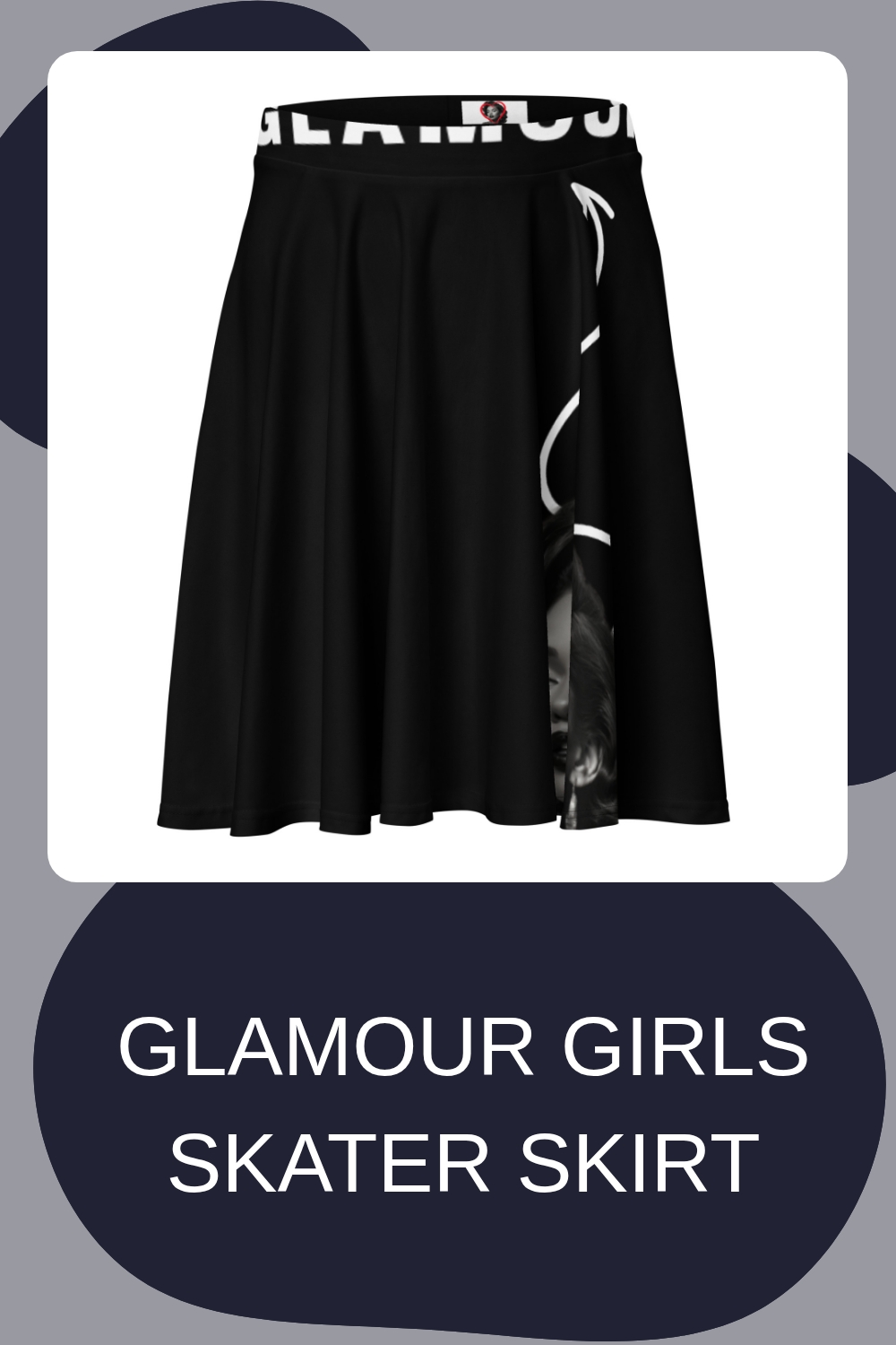 Glamour Girls Skater Skirt generated pin 18224