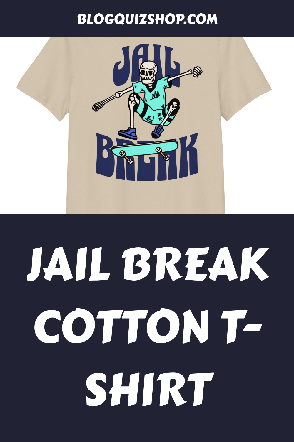 Jail Break Cotton T Shirt generated pin 21640 1
