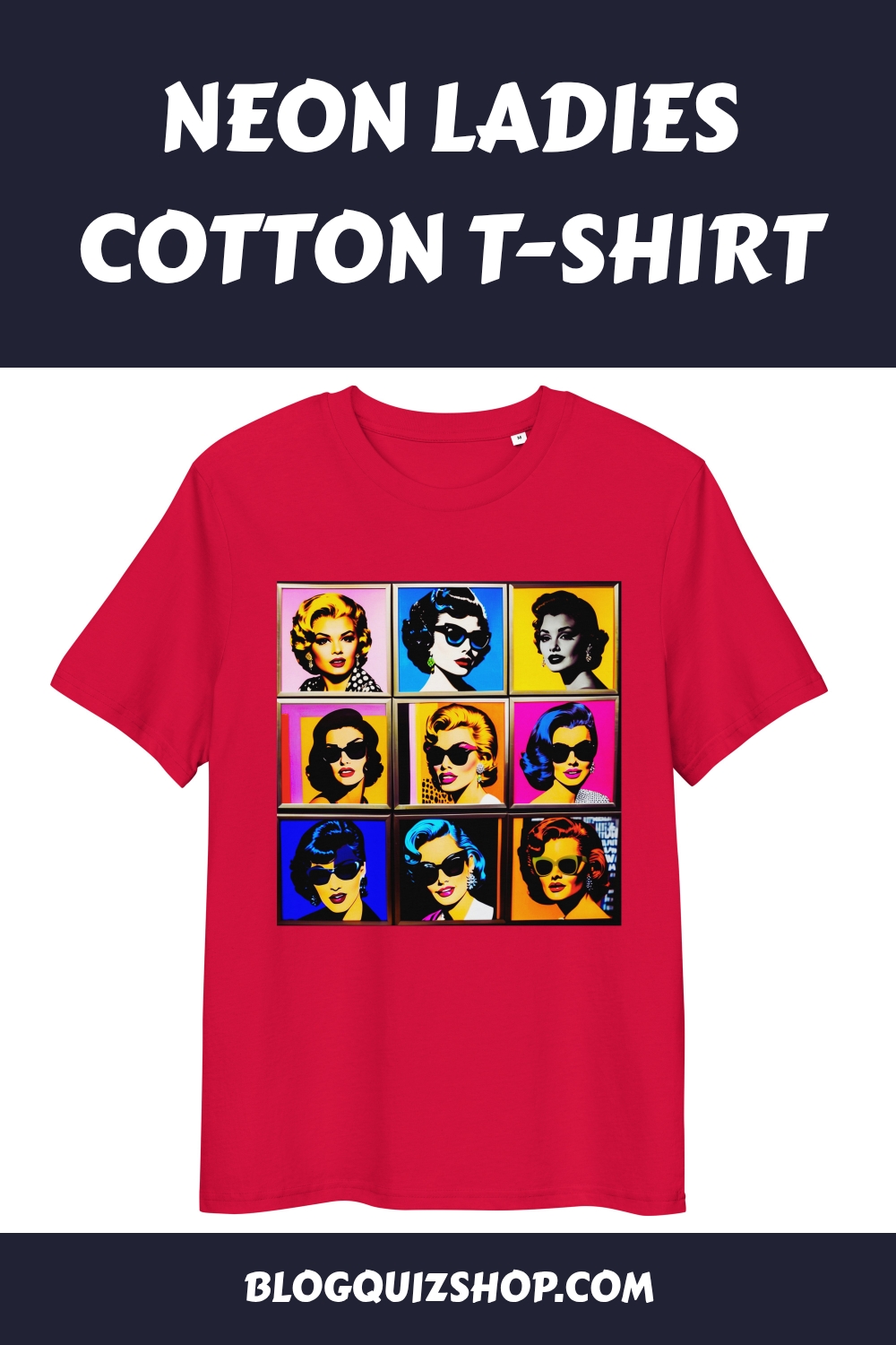 Neon Ladies Cotton T Shirt generated pin 18852