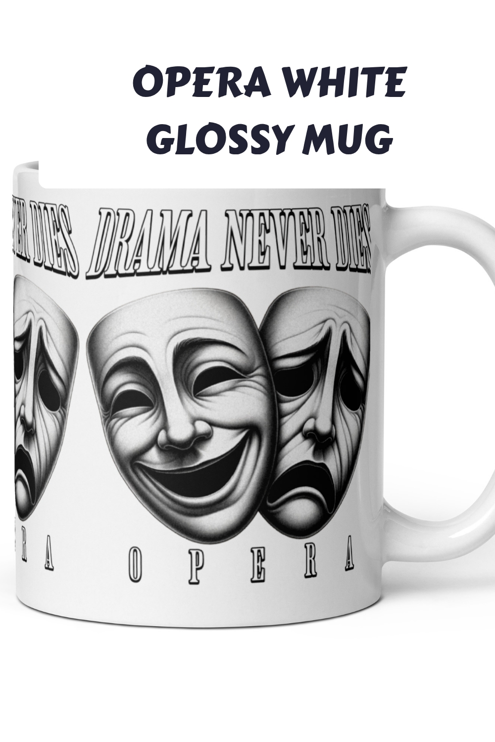 Opera White Glossy Mug generated pin 21050