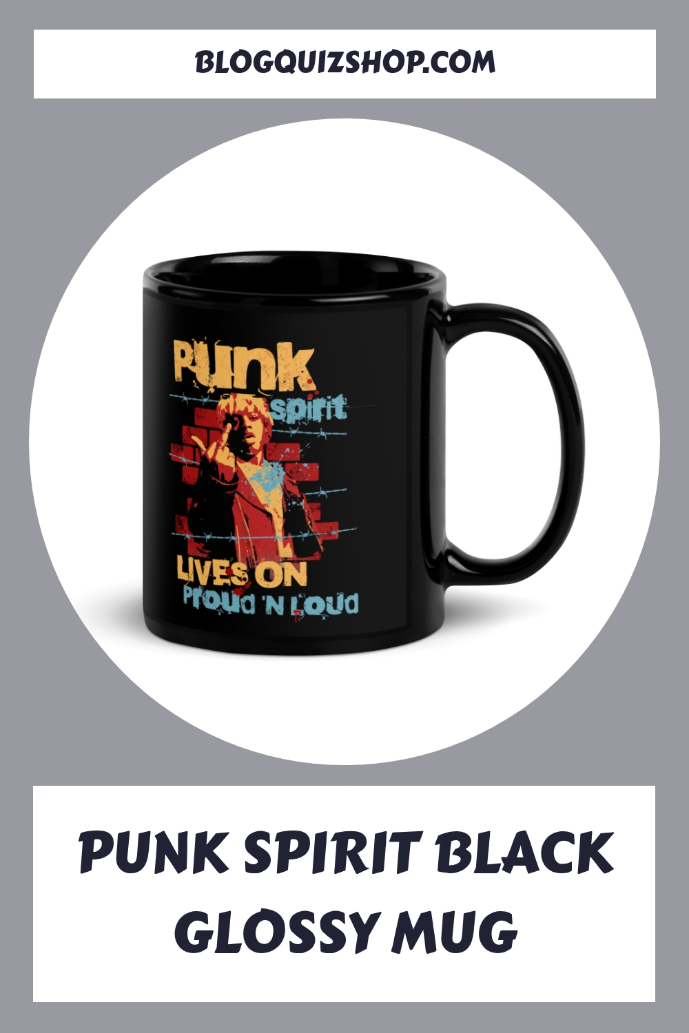 Punk Spirit Black Glossy Mug 14 Punk Spirit Black Glossy Mug generated pin 20674