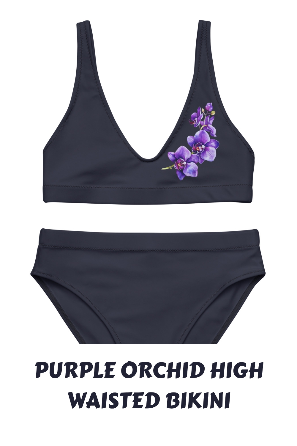 Purple Orchid High Waisted Bikini generated pin 17880