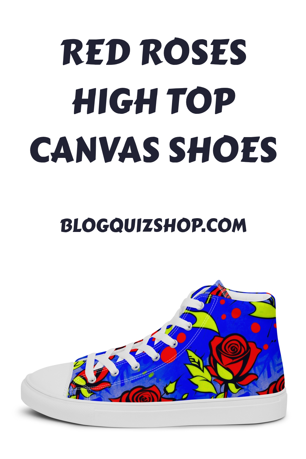 Red Roses High Top Canvas Shoes generated pin 19306 1