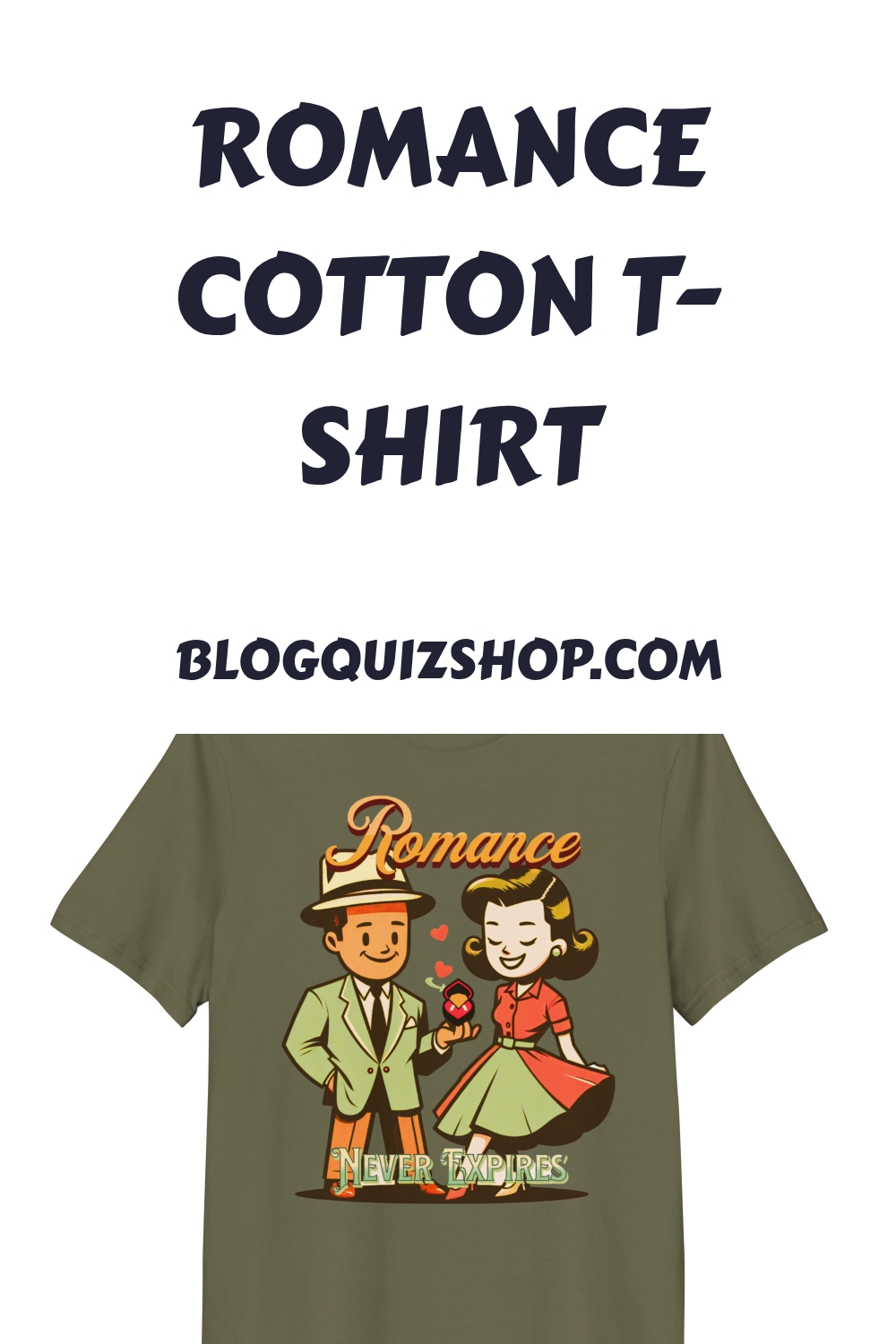 Romance Cotton T Shirt generated pin 21376