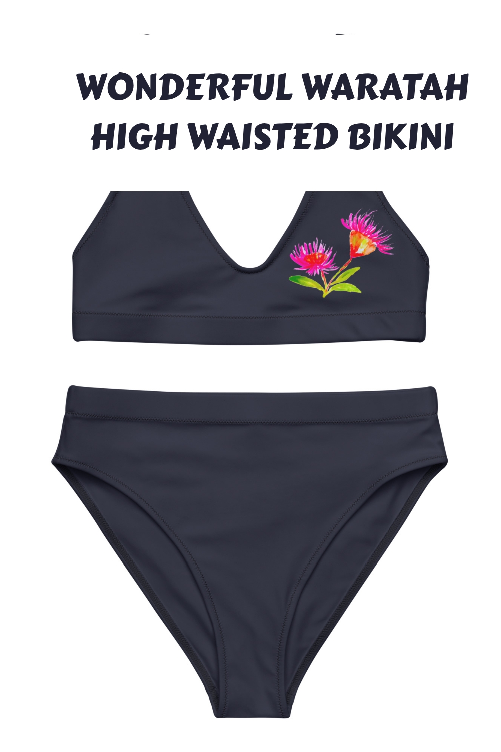 Wonderful Waratah High Waisted Bikini generated pin 17823 1