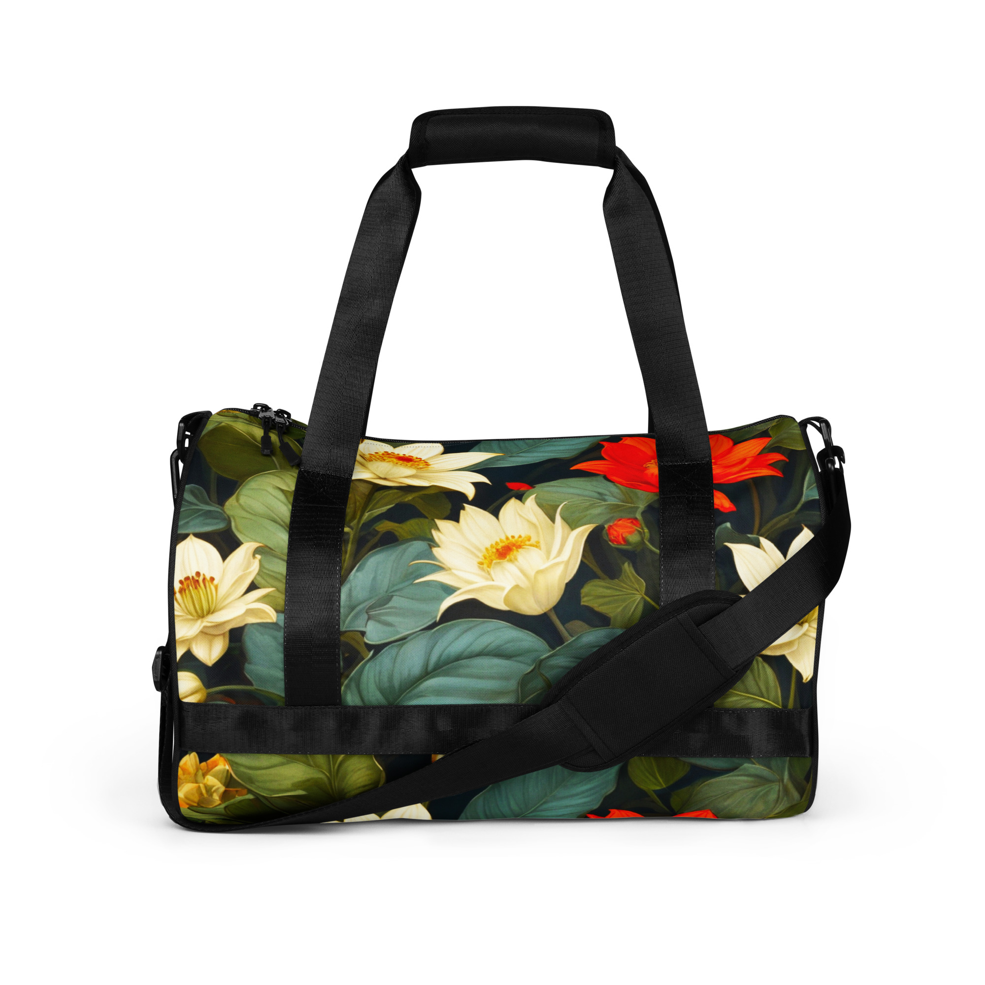 Floral Fitness Gym Bag 1 Floral Fitness Gym Bag
