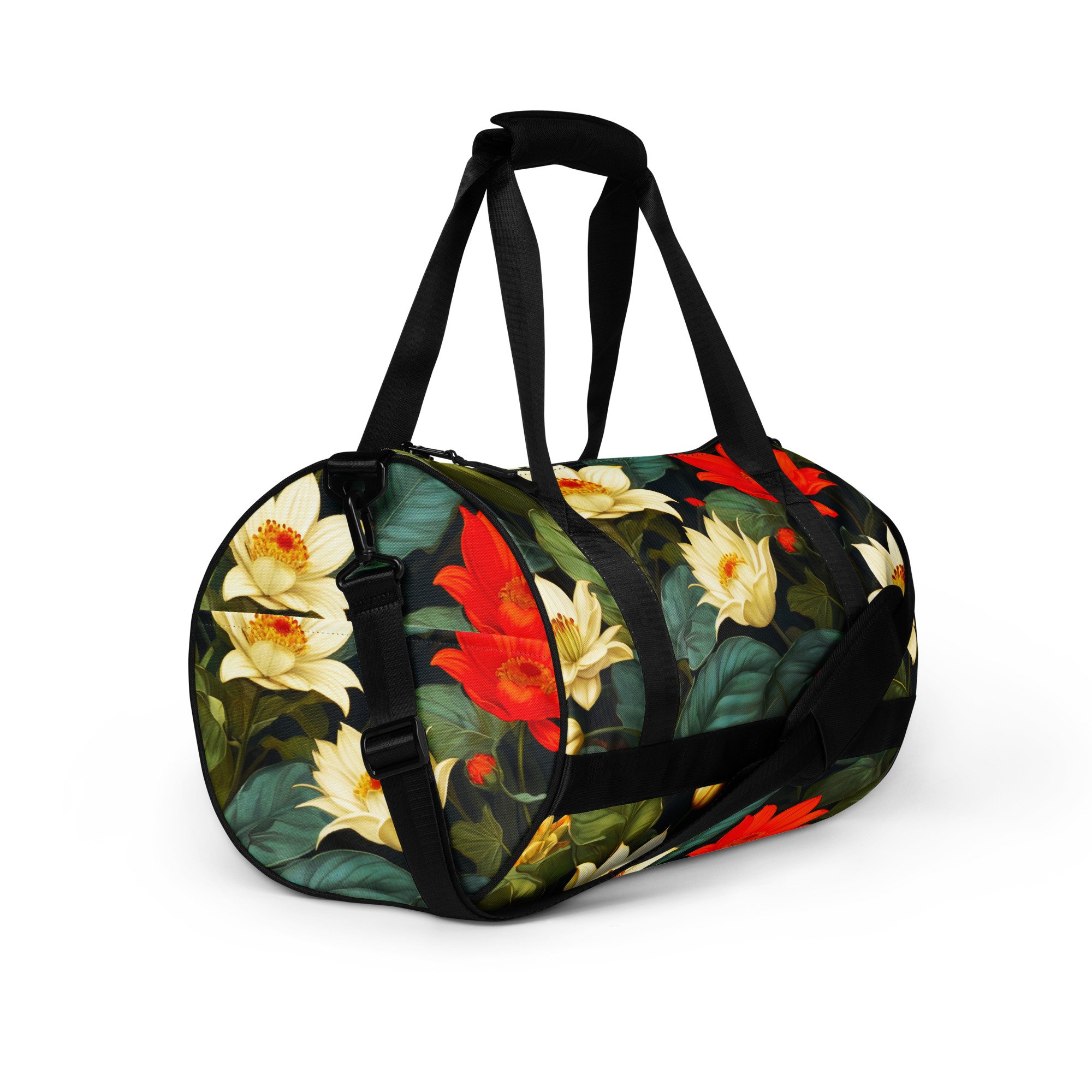 Floral Fitness Gym Bag 3 Floral Fitness Gym Bag - Image 3