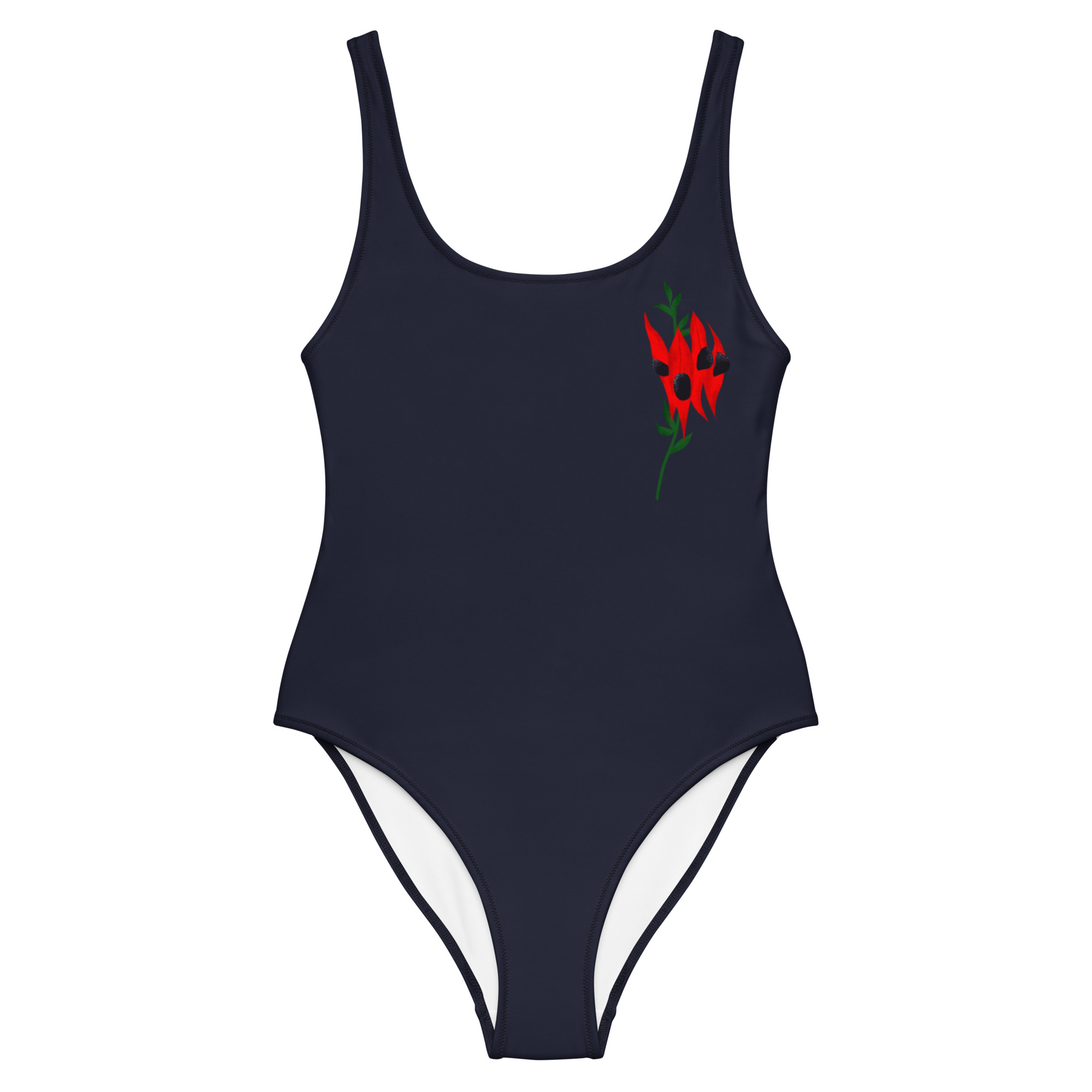 Desert Pea One Piece Swimsuit 1 Desert Pea One Piece Swimsuit