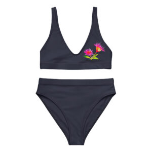 Wonderful Waratah High Waisted Bikini