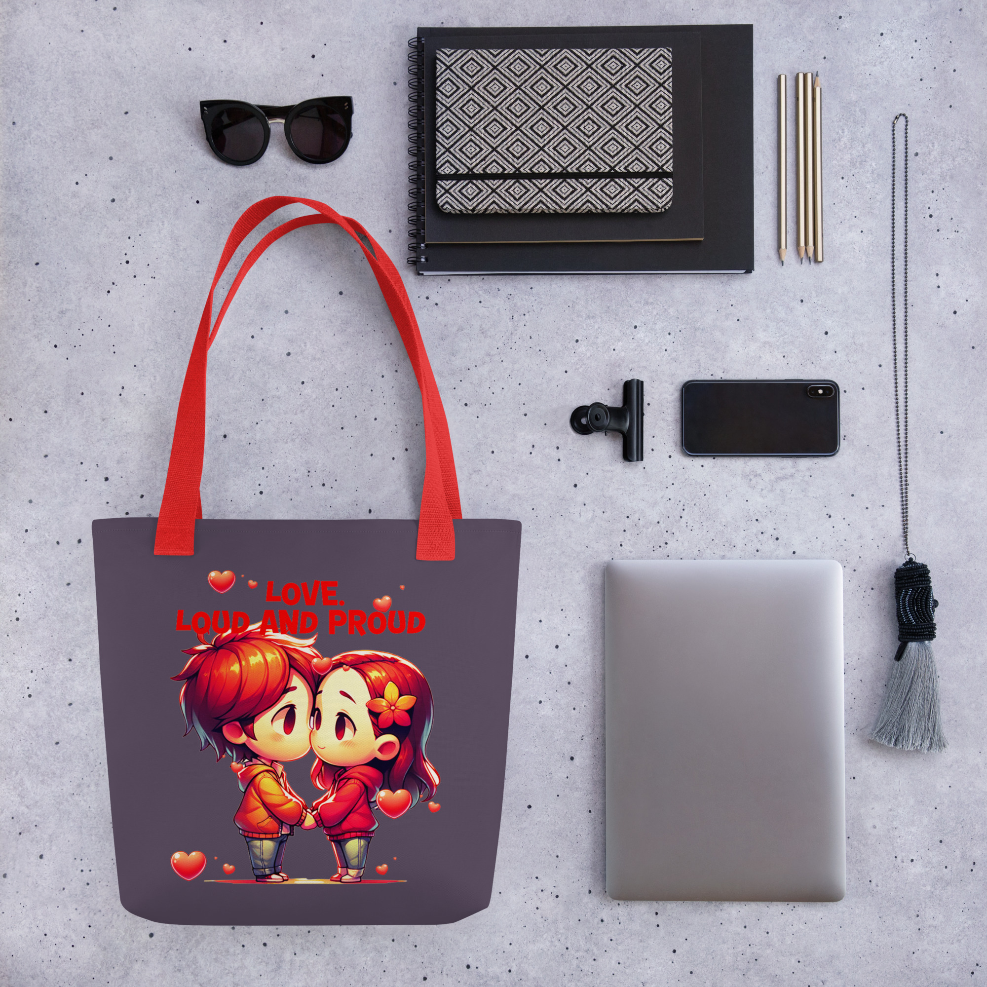 Love Loud Tote Bag 9 Love Loud Tote Bag - Image 9
