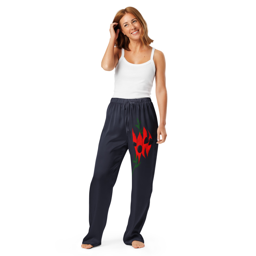 Bright Desert Pea Pajama Pants 7 Bright Desert Pea Pajama Pants - Image 7