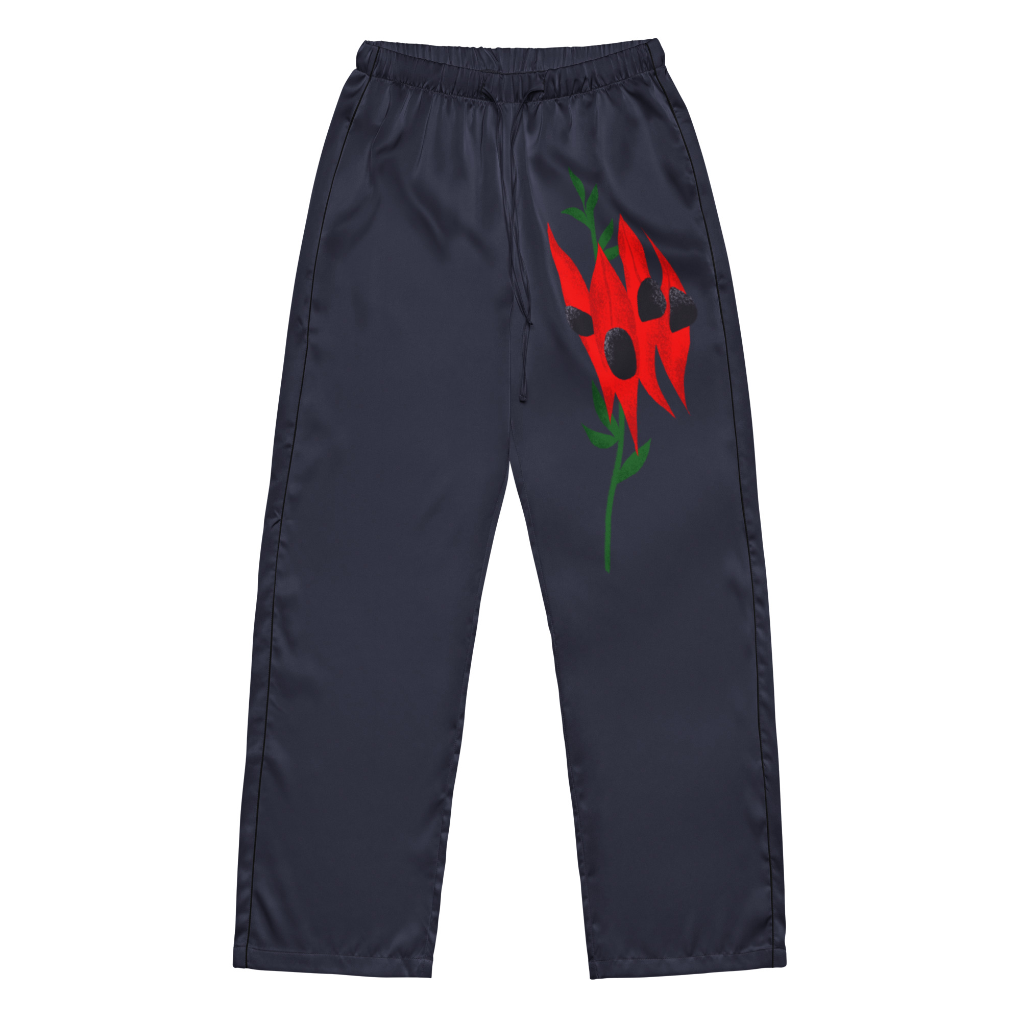 Bright Desert Pea Pajama Pants 2 Bright Desert Pea Pajama Pants - Image 2