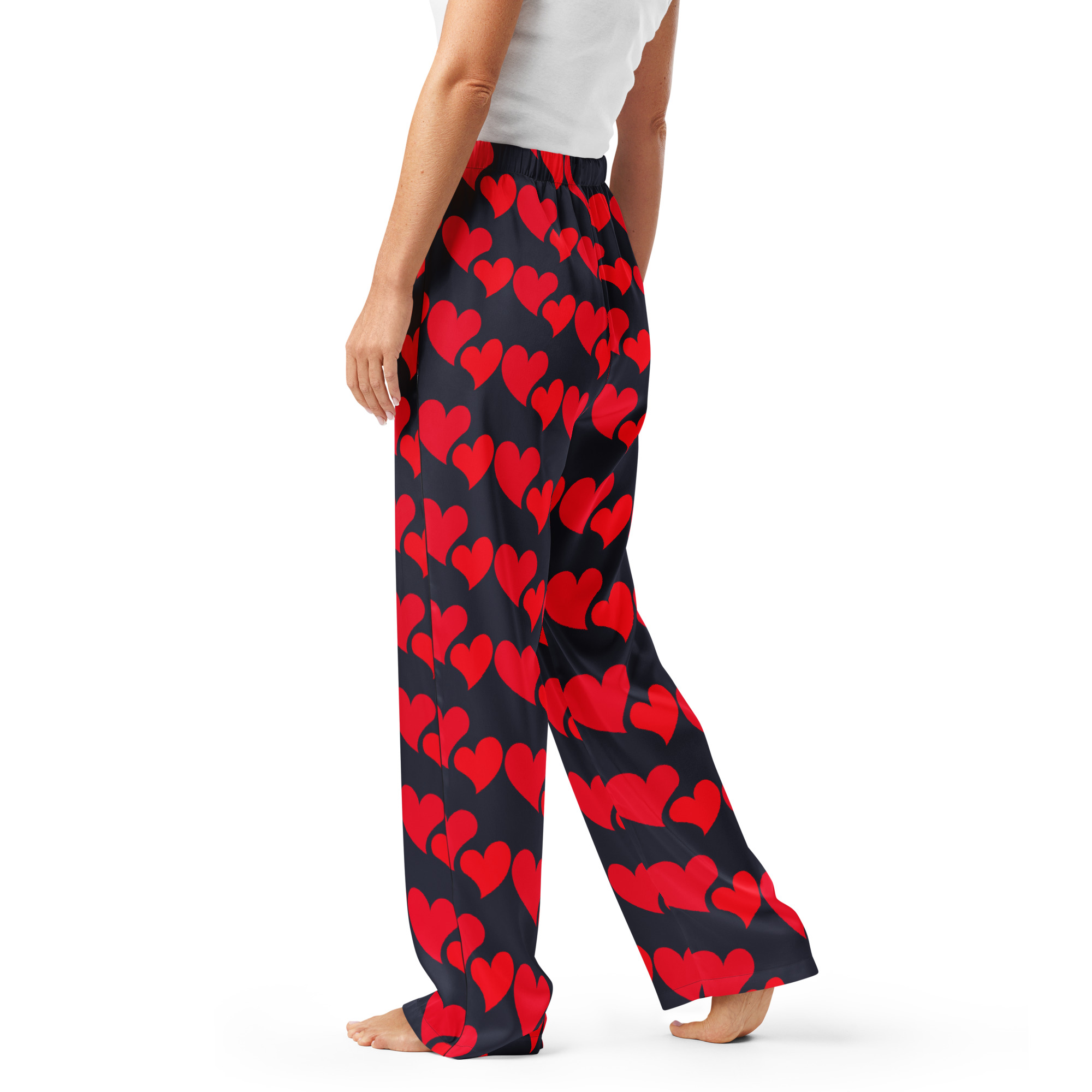 Red Hearts Pajama Pants 9 Red Hearts Pajama Pants - Image 9