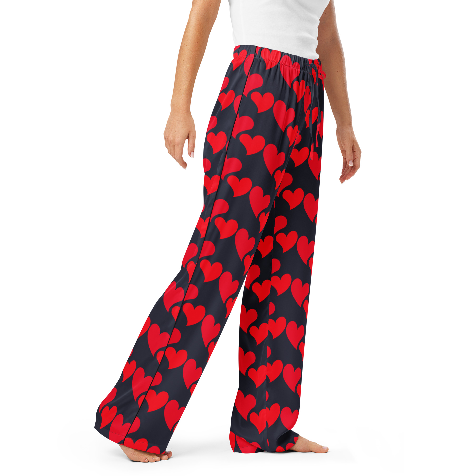 Red Hearts Pajama Pants 12 Red Hearts Pajama Pants - Image 12