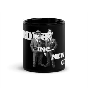 Murder Inc NYC Black Glossy Mug