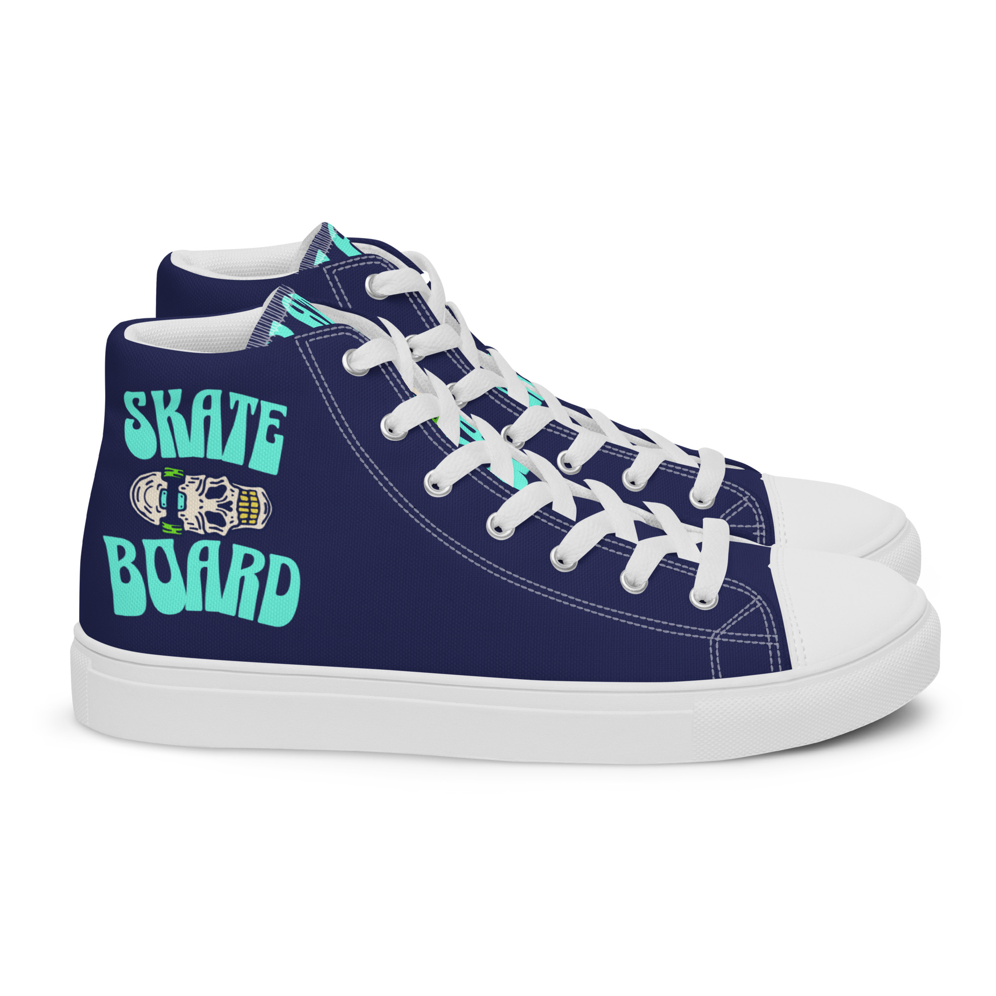 Skateboard Men High Top Canvas Shoes 4 Skateboard Men High Top Canvas Shoes - Image 4