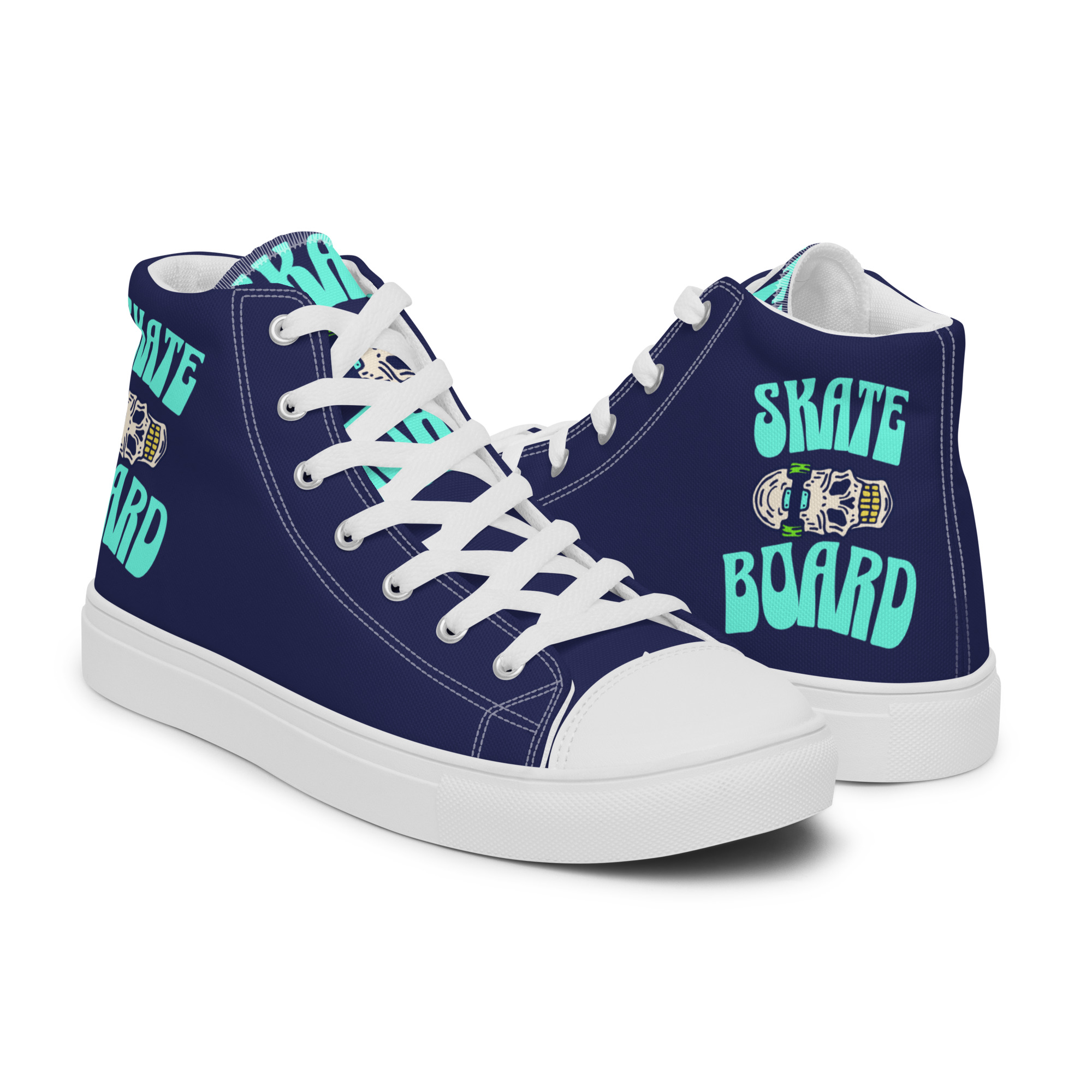 Skateboard Men High Top Canvas Shoes 6 Skateboard Men High Top Canvas Shoes - Image 6