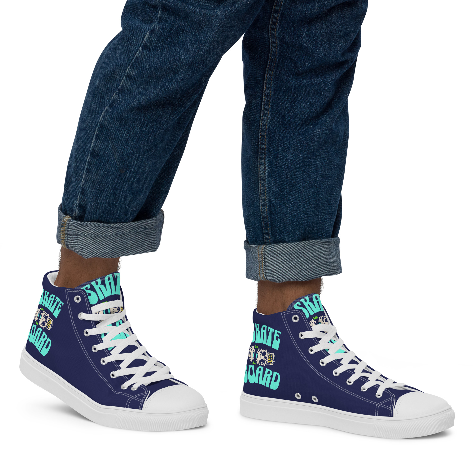 Skateboard Men High Top Canvas Shoes 7 Skateboard Men High Top Canvas Shoes - Image 7