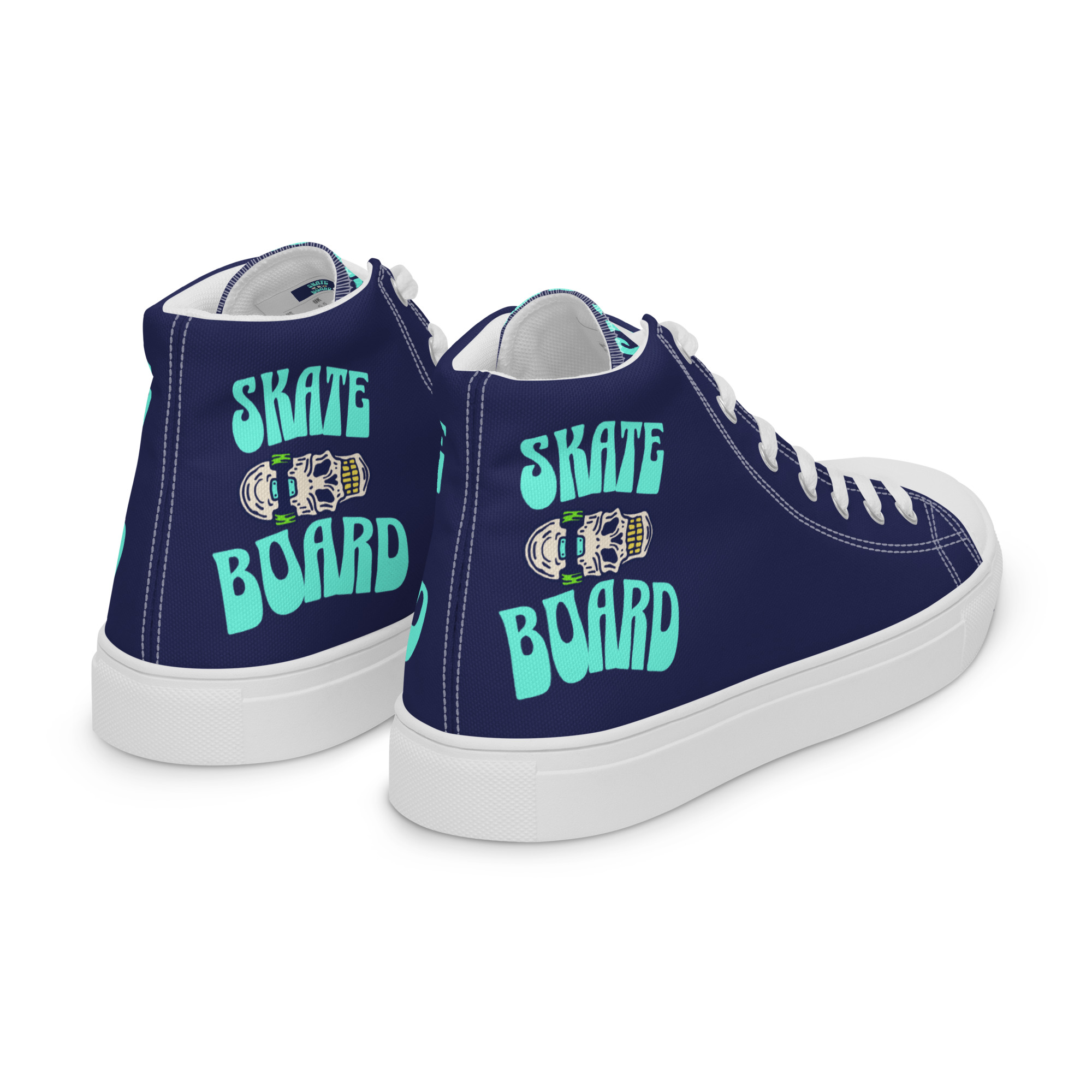 Skateboard Men High Top Canvas Shoes 9 Skateboard Men High Top Canvas Shoes - Image 9