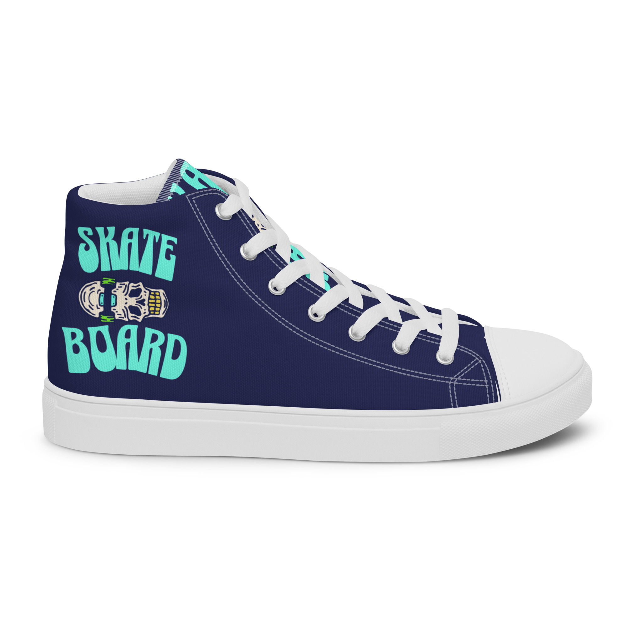 Skateboard Men High Top Canvas Shoes 2 Skateboard Men High Top Canvas Shoes - Image 2