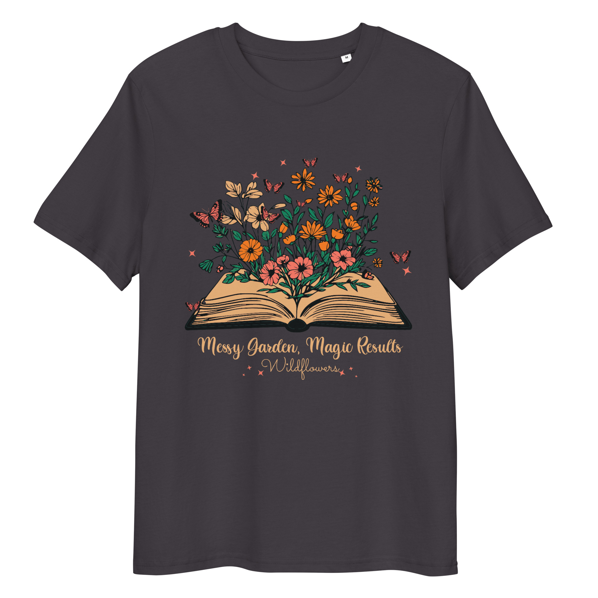 Wildflowers Messy Garden Cotton T-Shirt 5 Wildflowers Messy Garden Cotton T-Shirt - Image 5