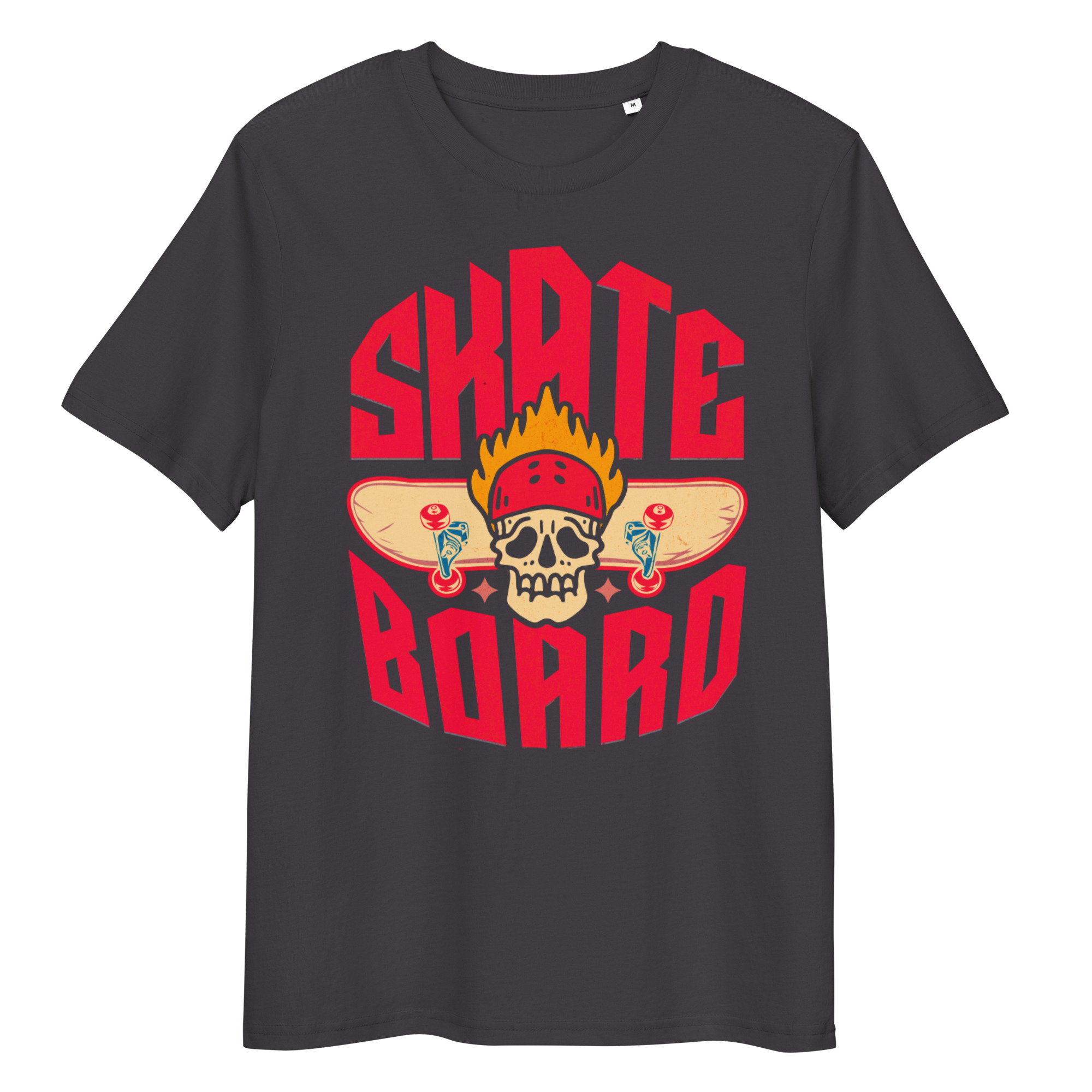 Skateboard Cotton T-Shirt 4 Skateboard Cotton T-Shirt - Image 4